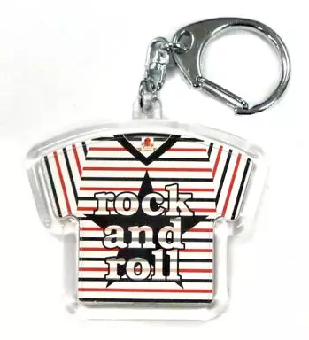 B’z Tシャツ型キーホルダー(ボーダーver.) 「B’z LIVE-GYM Pleasure 2013-ENDLESS SUMMER-」