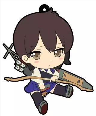 加賀 「艦隊これくしょん～艦これ～ ぺたん娘 トレーディングラバーストラップ」