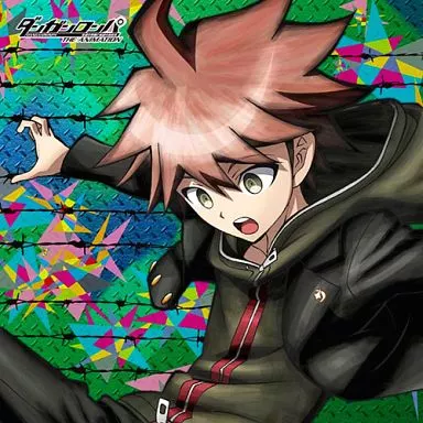 ダンガンロンパ ハンドタオル ミニタオル 原作絵 キービジュアル 苗木誠 ダンガンロンパ ハンドタオル ミニタオル 原作絵 キービジュアル 苗木