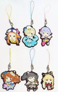 全6種セット ラバーストラップ 「一番くじ アイドルマスターシンデレラガールズ」 F賞