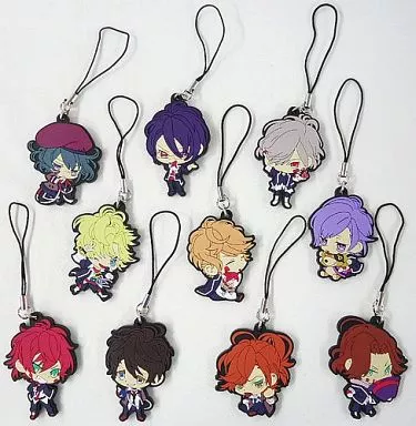 [単品]特製ラバーストラップ10キャラセット 「PSPソフト DIABOLIK LOVERS MORE. BLOOD 限定版 アニメイト限定セット」 同梱特典