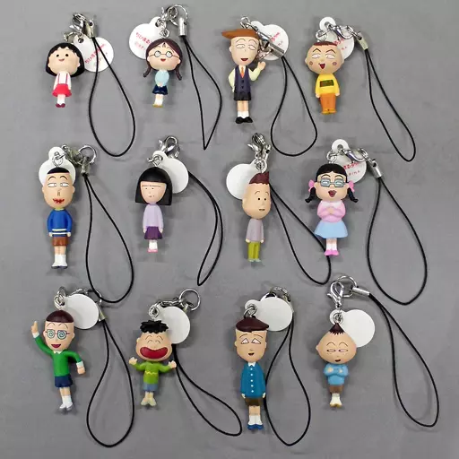 ちびまる子ちゃん つながる！お友だちストラップ 全12種 ちびまる子ちゃん つながる！お友だちストラップコンプリート全12種未