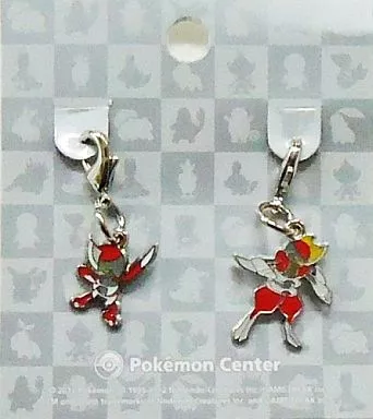 624.コマタナ＆625.キリキザン 全国ずかんメタルチャーム(2個セット) 「ポケットモンスター」 ポケモンセンター限定