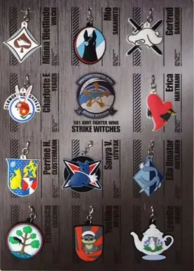 ストライクウィッチーズ 第501統合戦闘航空団 パーソナルマークラバーマスコット 駿河屋 -<中古>第501統合戦闘航空団 パーソナルマークラバーマスコット