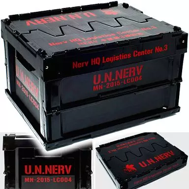 生活雑貨(キャラクター)　NERV 本部第3補給処折りたたみコンテナ ミニ2ndバージョン 「ヱヴァンゲリヲン新劇場版 」