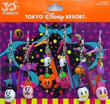 ミッキー＆ミニー＆ドナルド＆デイジー ストラップセット(6個セット) 「ディズニーハロウィーン2013」 東京ディズニーリゾート限定