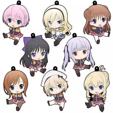 全8種セット 「ワルキューレ ロマンツェ ぺたん娘トレーディングラバーストラップ」