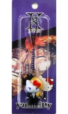 yoshikitty(ヨシキティ) Vol.2 根付け(ブラック/パープル) 「X JAPAN YOSHIKI×ハローキティ」