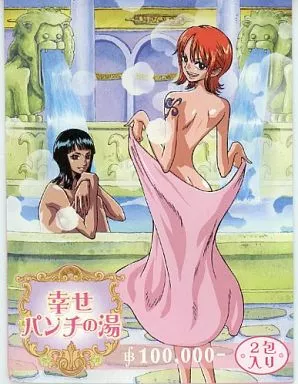 ONEPIECE 入浴剤 幸せパンチの湯 駿河屋 -<中古>幸せパンチの湯(ナミ＆ロビン) 入浴剤(ピーチの香り