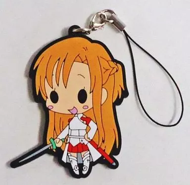 SAO 大電撃文庫展限定ラバーストラップ　アスナ　シノン S8-71】◎ 下着アスナ＆シノン ラバーストラップ ペア