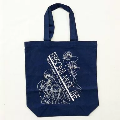 バッグ(キャラクター)　イベントメインビジュアル オリジナルトートバッグ(ネイビー) 「ペルソナ PERSONA MUSIC LIVE 2009 -Velvetroom in Wel City Tokyo-」