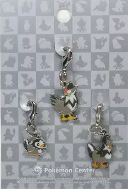 396.ムックル＆397.ムクバード＆398.ムクホーク 全国ずかんメタルチャーム(3個セット) 「ポケットモンスター」 ポケモンセンター限定