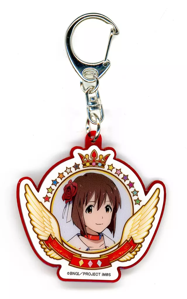 萩原雪歩 キーホルダー 「プロデューサーくじM＠STER」 敏腕プロデューサー賞(B賞) キャラポップストア アイドルマスターオフィシャルショップ限定