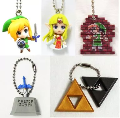 全5種セット 「ゼルダの伝説 神々のトライフォース2マスコットスイング」