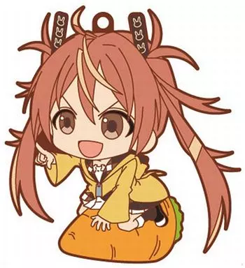 ニンジン延珠 きゃらいど ラバーストラップ 「ブラック・ブレット」