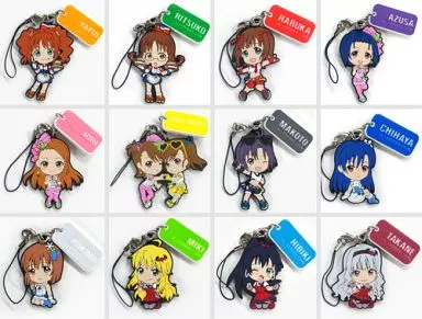 全12種セット ラバーストラップ 「一番くじプレミアム アイドルマスターPART3」 H賞