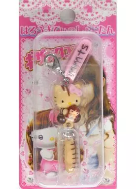 マミタスキティ ファスナーマスコット(ホワイト) ｢ハローキティ×しょこたん｣