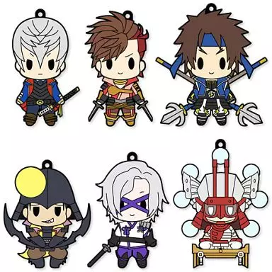 全6種セット 「D4 戦国BASARA4 ラバーストラップコレクション Vol.2」