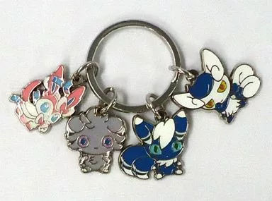 ニンフィアドール 4連キーホルダー 「ポケットモンスター」 ポケモンセンター限定