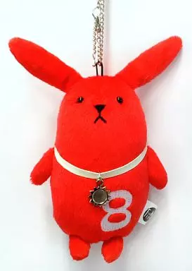 ツキウサ。(8月/オレンジレッド) 特別先行販売Ver. ぬいぐるみキーホルダー 「ツキウタ。」 ツキウタ。春のファン祭り2014グッズ