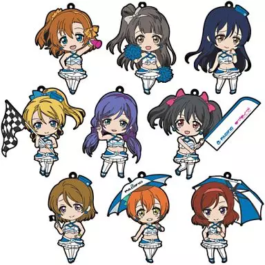 全9種セット 「ラブライブ! μ’s2014 レースクイーンver. ラバーストラップ」