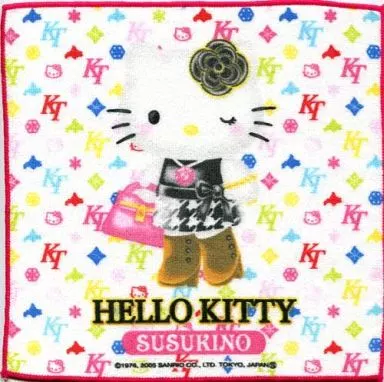 駿河屋 -<中古>キティ(すすきのバージョン) プチタオル 「ハローキティ