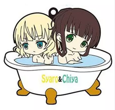 シャロ＆千夜 バスでふぉ ラバーストラップ 「ご注文はうさぎですか?」