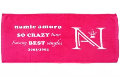 安室奈美恵 タオル SO CRAZY TOUR 2003 2004 ピンク 新品 駿河屋 -<中古>安室奈美恵 タオル(ピンク) 「namie amuro SO