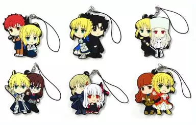 全6種セット ラバーストラップ 「一番くじプレミアム Fateシリーズ 10周年記念第二弾 セイバーSpecial」 H賞