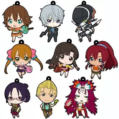 全9種セット 「できゅーと! 翠星のガルガンティア トレーディングラバーストラップ」