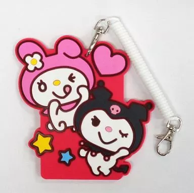 ゆるかわ サンリオキャラクターズ クロミ マイメロディ ラバーパスケース マイメロディ - ゆるかわ サンリオキャラクターズ クロミ マイメロディ