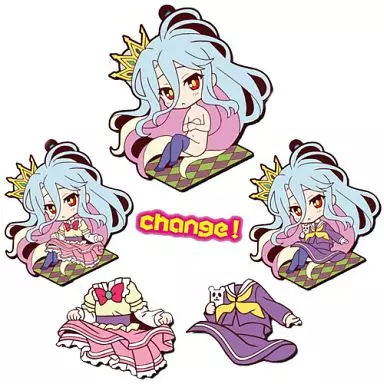 白 「トイズワークスコレクション 着せかえ♀にいてんごむっ! ノーゲーム・ノーライフ」
