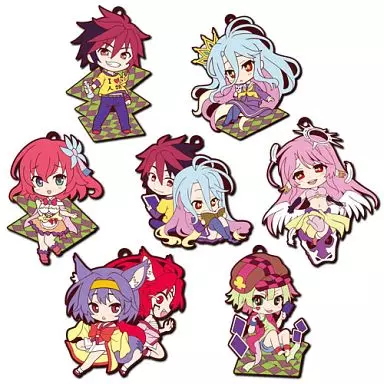 全7種セット 「トイズワークスコレクション 着せかえ♀にいてんごむっ! ノーゲーム・ノーライフ」