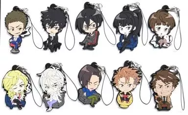 全10種セット 「PSYCHO-PASS サイコパス アニキャラヒーローズ ラバーストラップ」