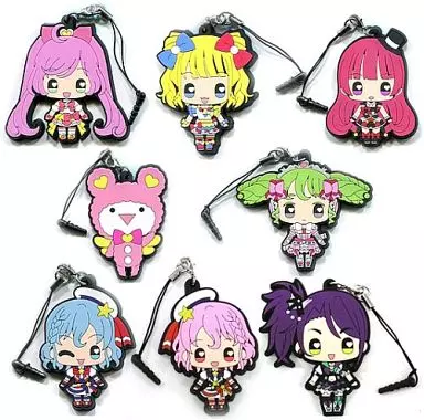 全8種セット 「プリパラ 萌えっ娘トレーディングラバーストラップ」