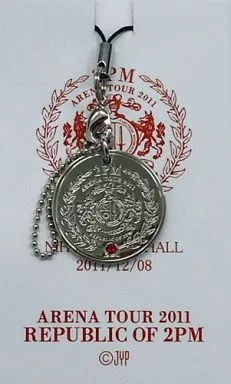ニックン REPUBLIC OF 2PM チャーム(レッド) 「2PM ARENA TOUR 2011 ”REPUBLIC OF 2PM”」 日本ガイシホール限定