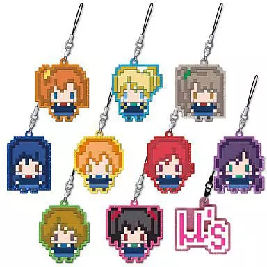 全10種セット 「ラブライブ! ドットトレーディングラバーストラップ」