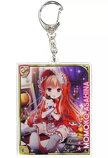 SR朝比奈桃子 カード型アクリルキーホルダー 「ガールフレンド(仮)」