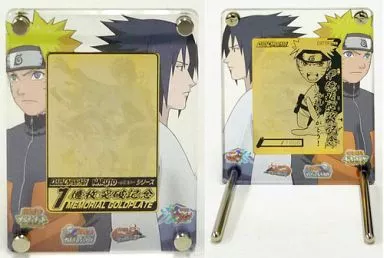 NARUTO 1億枚突破記念メモリアルゴールドプレート DVDスペシャルカード NARUTO ナルト 1億枚突破メモリアルゴールドプレート データカード