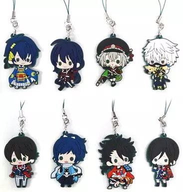 全8種セット 「ラバーストラップコレクション 刀剣乱舞-ONLINE- 第一部隊」