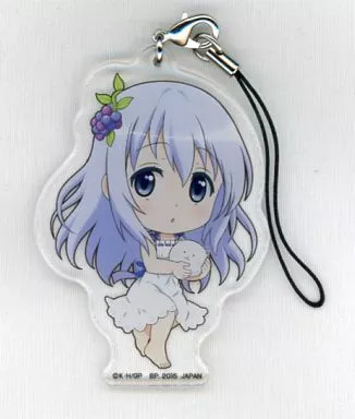 チノ(ワンピース) アクリルプレートストラップ きゅんキャラいらすとれーしょんず 「一番くじ ご注文はうさぎですか?～HAPPY BIRTHDAY TO COCOA～」 E賞