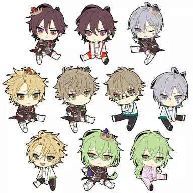 AMNESIA World Strap 10種　ぺたん娘ストラップ 駿河屋 -<中古>全10種セット 「ぺたん娘トレーディングラバー