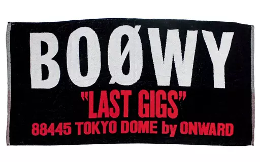 タオル・手ぬぐい(男性)　BOOWY LAST GIGS 復刻タオル 「BOOWY Blu-ray COMPLETE」 BOOWY 30th ANNIVERSARY OFFICIAL SHOP限定先着特典