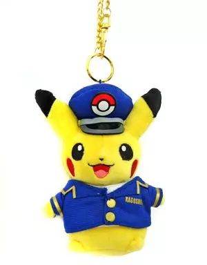 駅長ピカチュウ ポケモンストアアミュプラザ鹿児島店Ver. マスコット 「ポケットモンスター」 ポケモンストアアミュプラザ鹿児島店限定