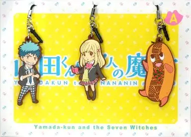 山田くんと7人の魔女 ラバーストラップ 缶バッジ そばっしー 駿河屋 -<中古>山田竜＆白石うらら＆そばっしー ラバーストラップ