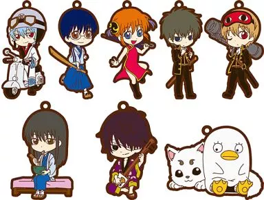 全8種セット 「銀魂 トレーディングラバーストラップ」