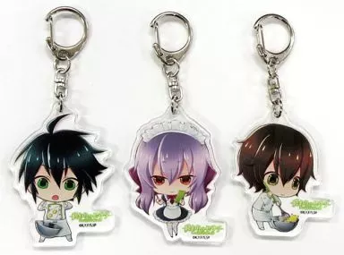優一郎＆シノア＆与一 アクリルキーホルダーセット 「終わりのセラフ×animatecafe」