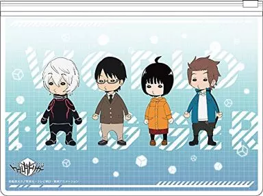 小物(キャラクター)　修＆遊真＆千佳＆悠一 フラットクリアケース 「ワールドトリガー」
