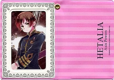 ヘタリアAxisPowersパスケース グッズ: ヘタリア Axis Powers レザーパスケース デザイン01 イタリア