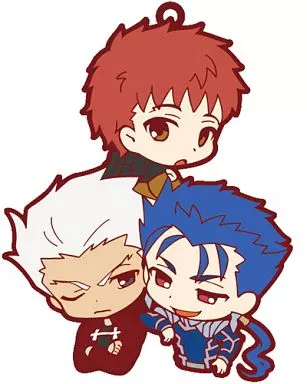 アーチャー＆ランサー＆士郎 「トイズワークスコレクション 着せかえ♀にいてんごむっ! Fate/stay night [Unlimited Blade Works]」
